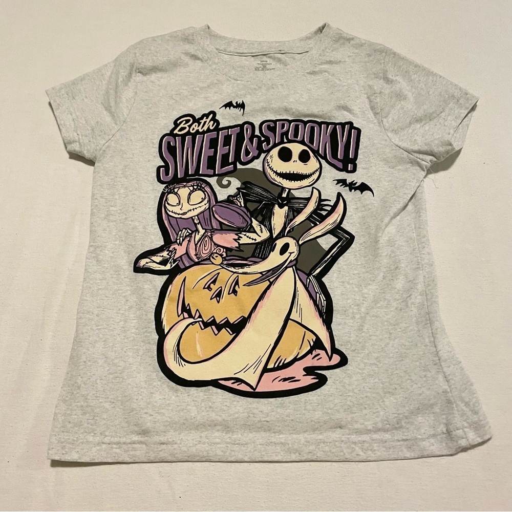 Disney Nightmare Before Christmas Sweet & Spooky Kids T-Shirt Medium 10/12